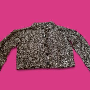 Vero Moda Black and Gray Cardigan Sweater